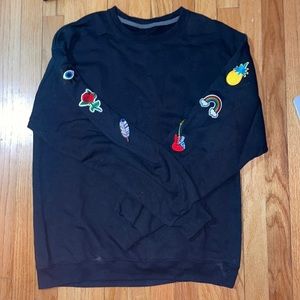 Black Patch Sweatshirt